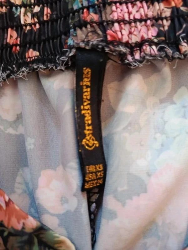 Floral Fluid Trouser Skirt Stradivarius - Size S – photo 4